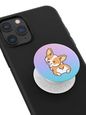 Cheeky Corgi Popsockets Single Grip & Stand Phones Holder